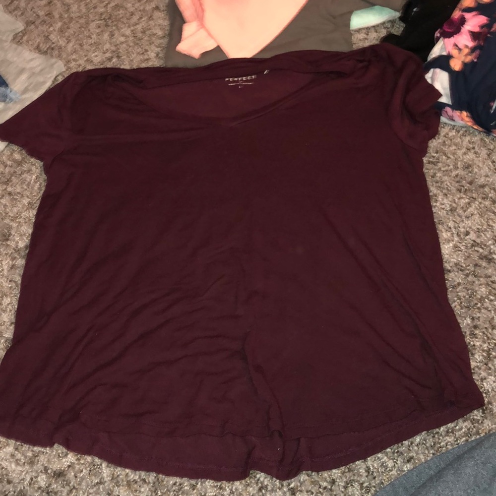 A v neck shirt